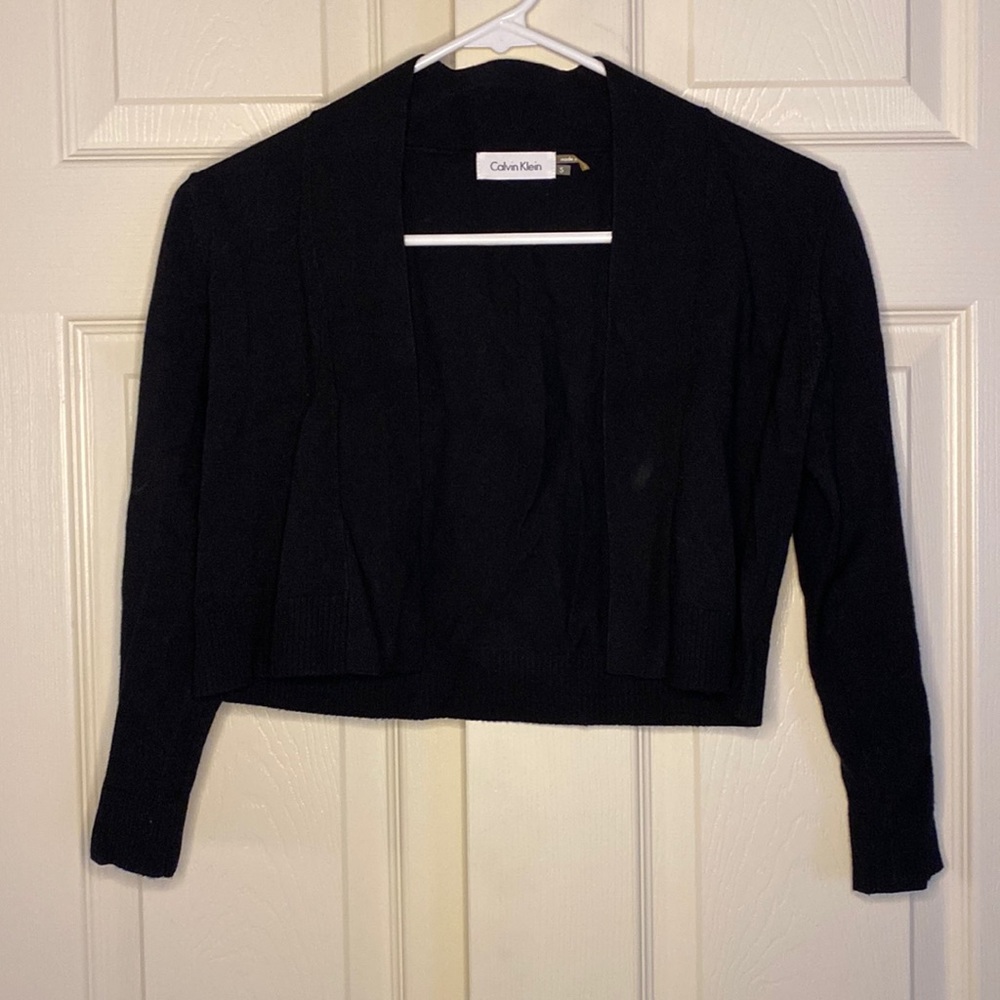 Black half sweater